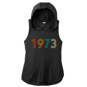 1973 Roe V Wade Ladies PosiCharge Tri-Blend Wicking Draft Hoodie Tank