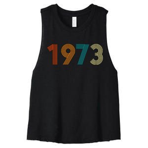 1973 Roe V Wade Women's Racerback Cropped Tank