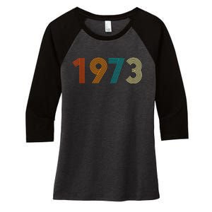 1973 Roe V Wade Women's Tri-Blend 3/4-Sleeve Raglan Shirt