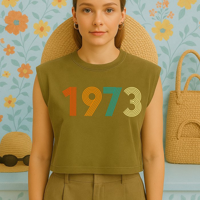 1973 Roe V Wade Garment-Dyed Women's Muscle Tee