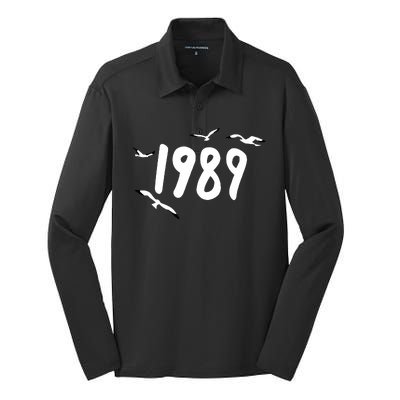 1989 Seagulls Silk Touch Performance Long Sleeve Polo