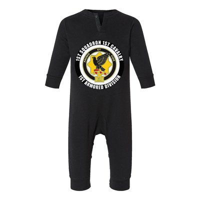 1st Squadron 1st Cavalry 1st Armored Division Veteran Infant Fleece One Piece