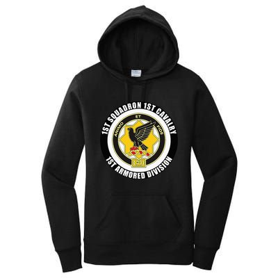 1st Squadron 1st Cavalry 1st Armored Division Veteran Women's Pullover Hoodie