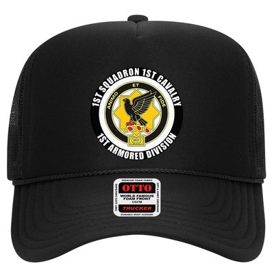 1st Squadron 1st Cavalry 1st Armored Division Veteran Trucker Hat
