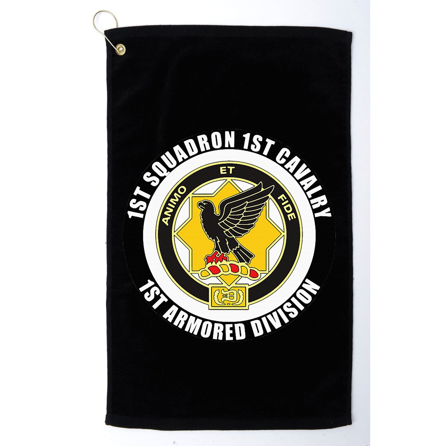1st Squadron 1st Cavalry 1st Armored Division Veteran Golf Towel