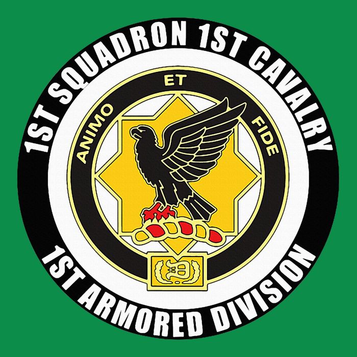 1st Squadron 1st Cavalry 1st Armored Division Veteran Long Sleeve Shirt