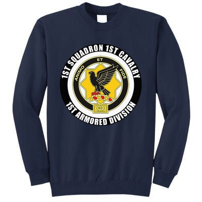 1st Squadron 1st Cavalry 1st Armored Division Veteran Tall Sweatshirt