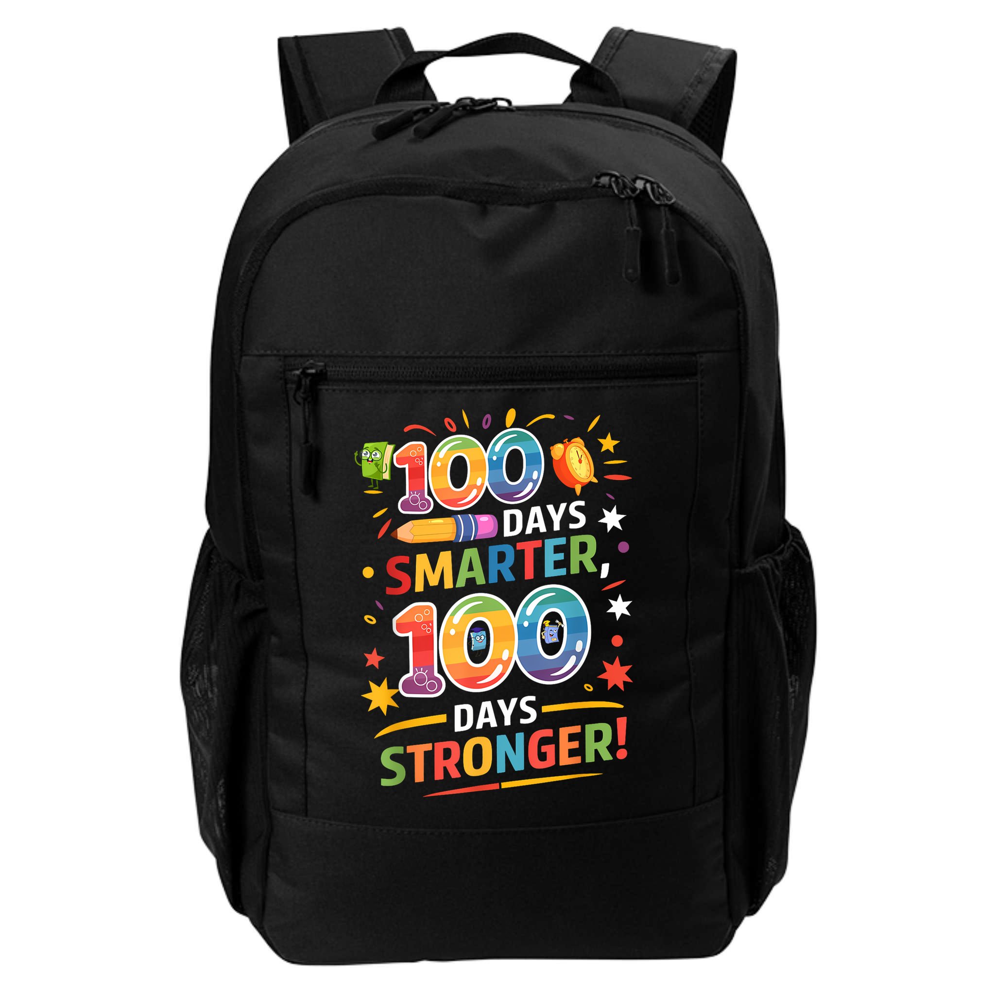 100 Smart 100 Stronger Happy 100th Day Of School Celebration Backpack