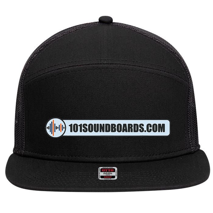101 S.oundboards 7 Panel Mesh Trucker Snapback Hat