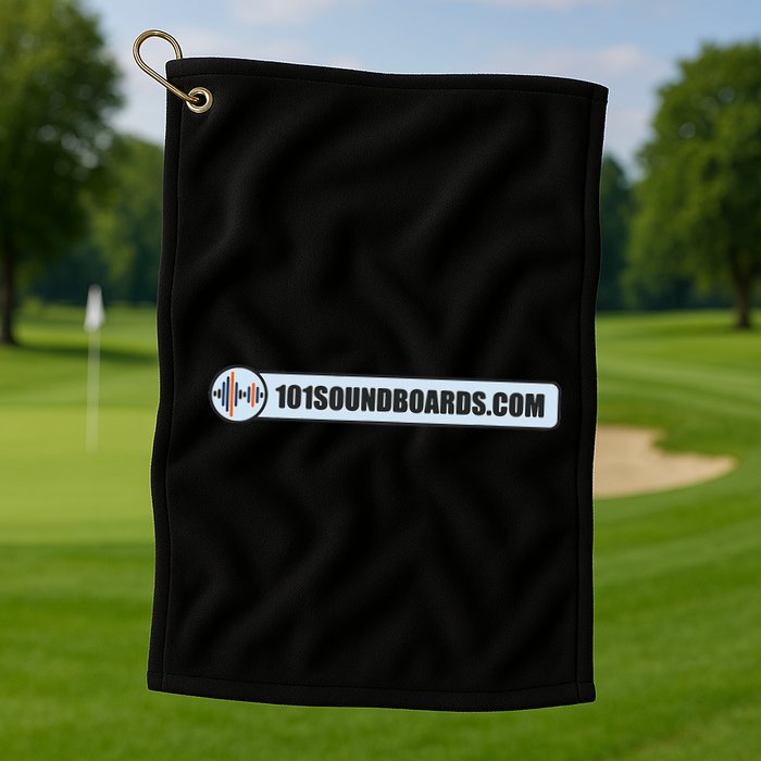 101 S.oundboards Golf Towel