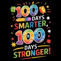 100 Smart 100 Stronger Happy 100th Day Of School Celebration 16 in Basic Backpack
