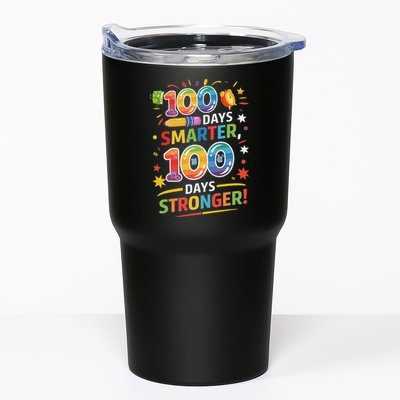 100 Smart 100 Stronger Happy 100th Day Of School Celebration Tumbler