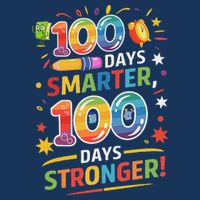 100 Smart 100 Stronger Happy 100th Day Of School Celebration Infant Baby Jersey Bodysuit