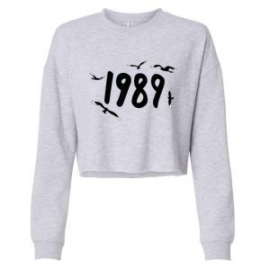 1989 Seagulls Cropped Pullover Crew