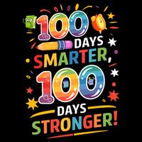 100 Smart 100 Stronger Happy 100th Day Of School Celebration 16 in Basic Backpack