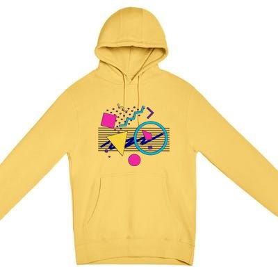 1988 Sensations 80S Retrowave Outrun Memphis Milano Style Premium Pullover Hoodie