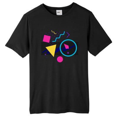 1988 Sensations 80S Retrowave Outrun Memphis Milano Style Tall Fusion ChromaSoft Performance T-Shirt