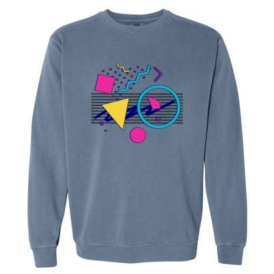 1988 Sensations 80S Retrowave Outrun Memphis Milano Style Garment-Dyed Sweatshirt