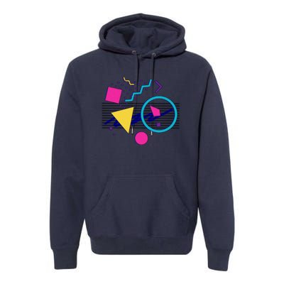 1988 Sensations 80S Retrowave Outrun Memphis Milano Style Premium Hoodie