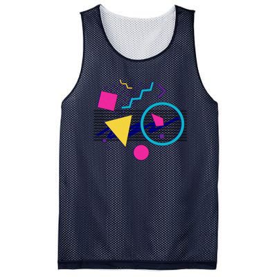 1988 Sensations 80S Retrowave Outrun Memphis Milano Style Mesh Reversible Basketball Jersey Tank