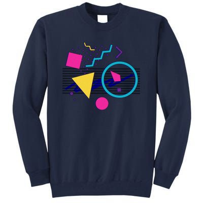 1988 Sensations 80S Retrowave Outrun Memphis Milano Style Tall Sweatshirt