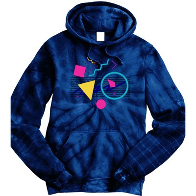 1988 Sensations 80S Retrowave Outrun Memphis Milano Style Tie Dye Hoodie