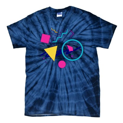 1988 Sensations 80S Retrowave Outrun Memphis Milano Style Tie-Dye T-Shirt