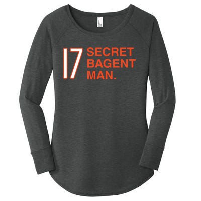 17 Secret Bagent Man Women's Perfect Tri Tunic Long Sleeve Shirt