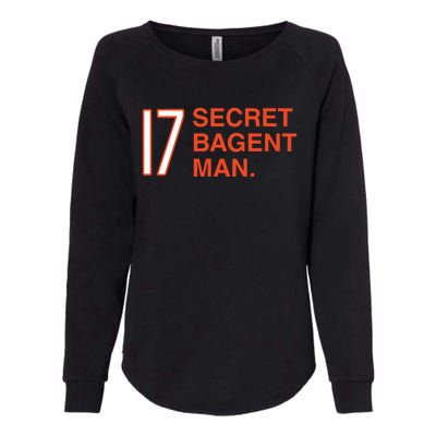 17 Secret Bagent Man Womens California Wash Sweatshirt