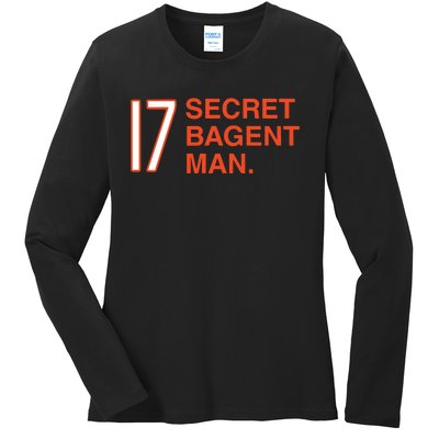 17 Secret Bagent Man Ladies Long Sleeve Shirt