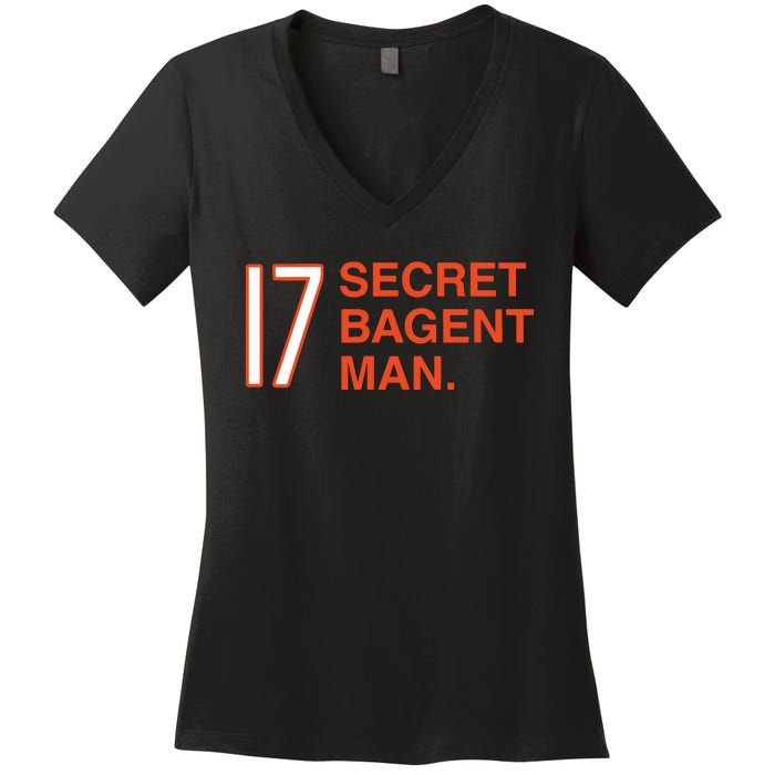 17 Secret Bagent Man Women's V-Neck T-Shirt