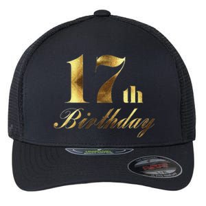 17th (Seventeenth) Birthday Party Wear Flexfit Unipanel Trucker Cap