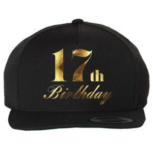 17th (Seventeenth) Birthday Party Wear Wool Snapback Cap