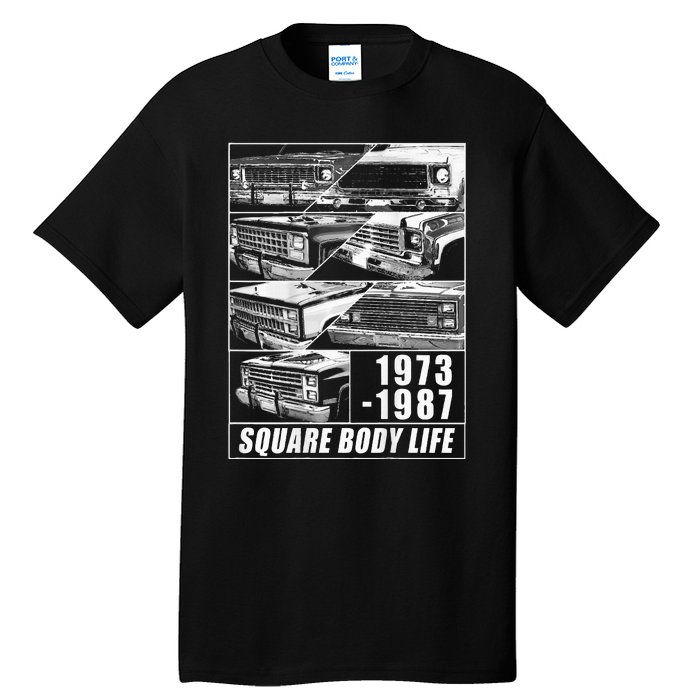 19731987 Square Body Truck Squarebody Tall T-Shirt