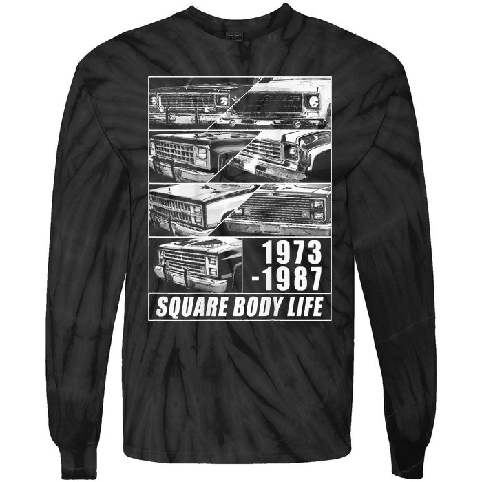 19731987 Square Body Truck Squarebody Tie-Dye Long Sleeve Shirt