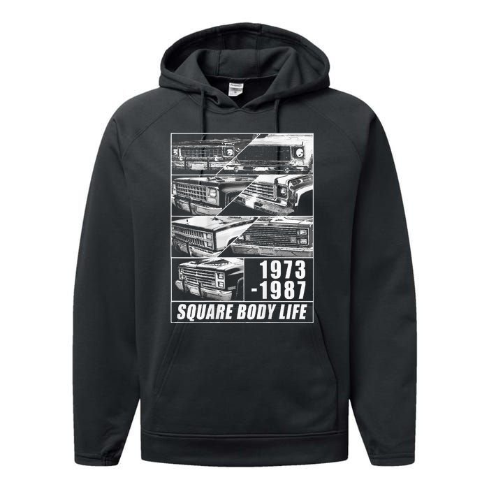 19731987 Square Body Truck Squarebody Performance Fleece Hoodie