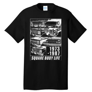 19731987 Square Body Truck Squarebody Tall T-Shirt