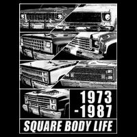 19731987 Square Body Truck Squarebody Tall T-Shirt