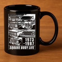 19731987 Square Body Truck Squarebody 11oz C Handle Ceramic Mug