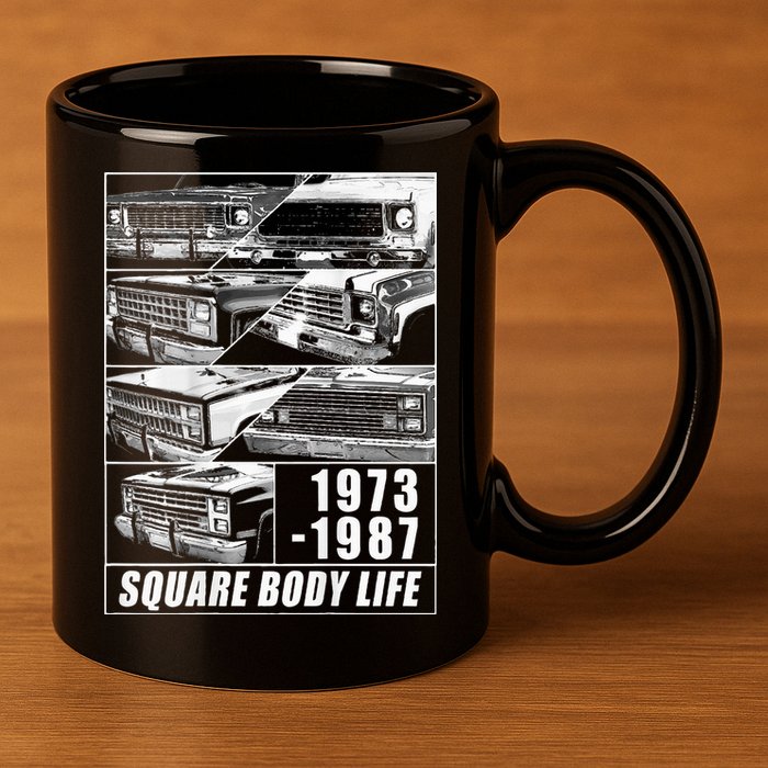 19731987 Square Body Truck Squarebody 11oz C Handle Ceramic Mug