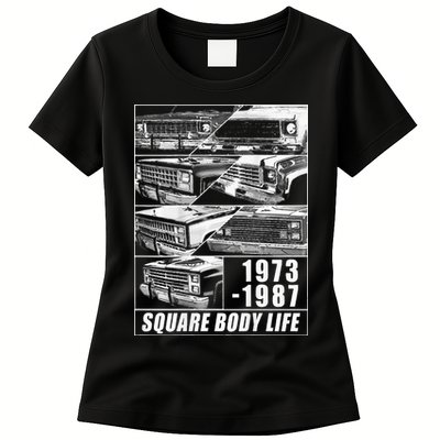 19731987 Square Body Truck Squarebody Womens T-Shirt