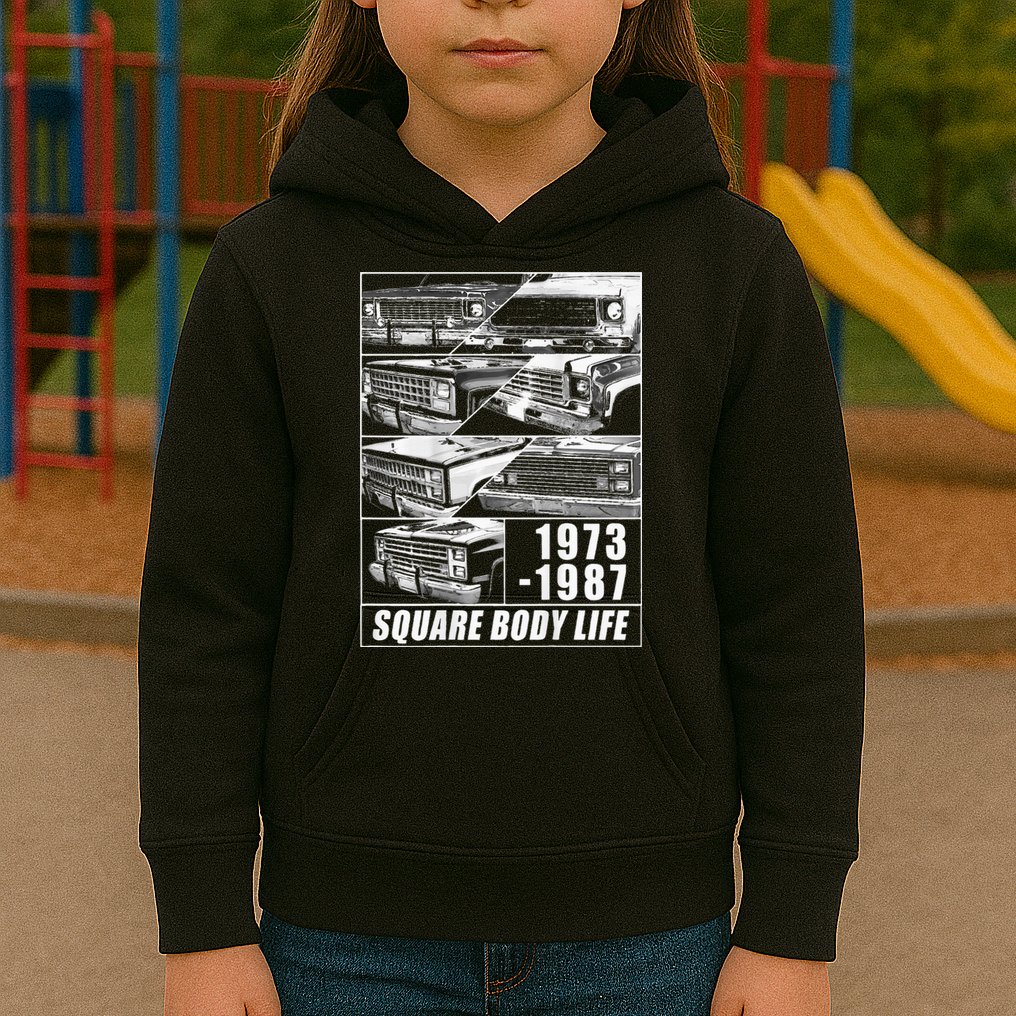 19731987 Square Body Truck Squarebody Kids Hoodie