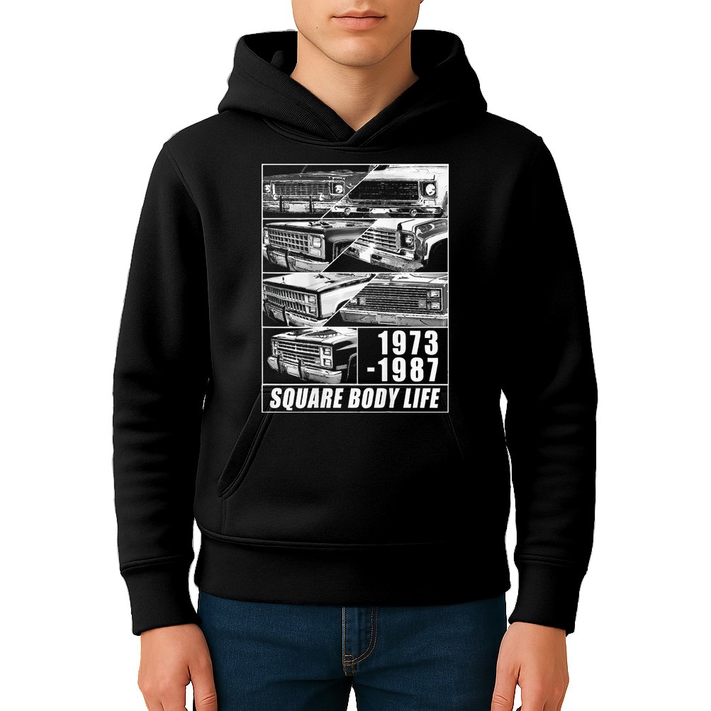 19731987 Square Body Truck Squarebody Kids Hoodie