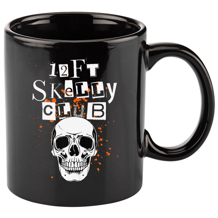 12Ft Skeleton Club Halloween 11oz C Handle Ceramic Mug