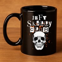 12Ft Skeleton Club Halloween 11oz C Handle Ceramic Mug