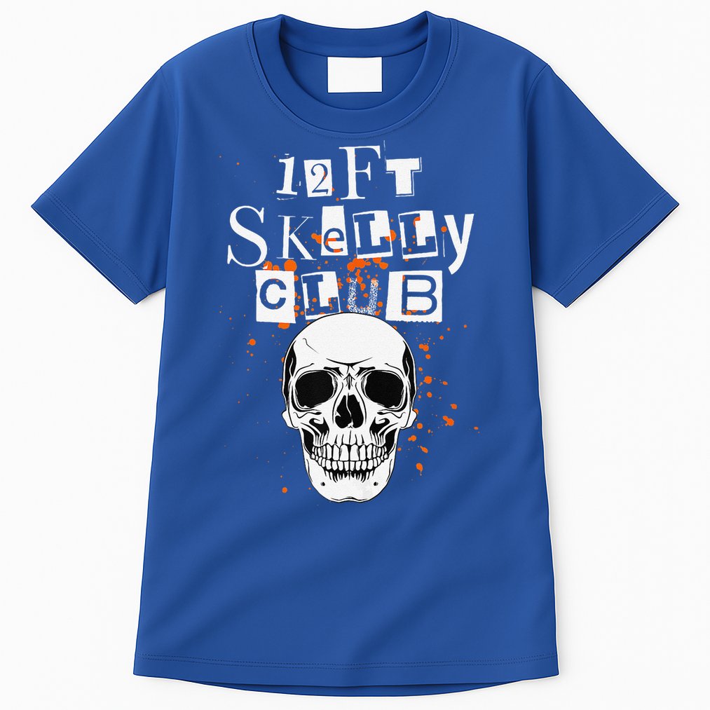 12Ft Skeleton Club Halloween Tall T-Shirt