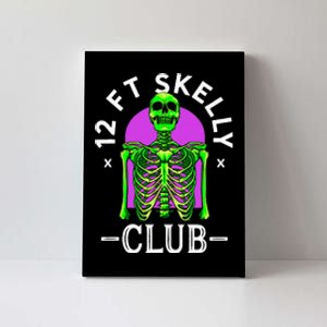 12ft Skelly Club Halloween 12 Foot Skeleton Appreciation Canvas