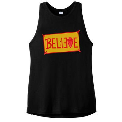 13 Seconds Chiefs Believe 13 Seconds 20 Ladies PosiCharge Tri-Blend Wicking Tank