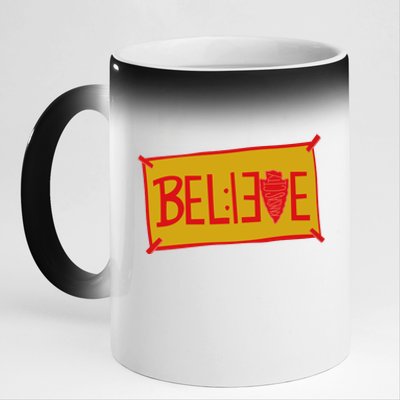 13 Seconds Chiefs Believe 13 Seconds 20 11oz Black Color Changing Mug