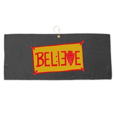 13 Seconds Chiefs Believe 13 Seconds 20 Large Microfiber Waffle Golf Towel